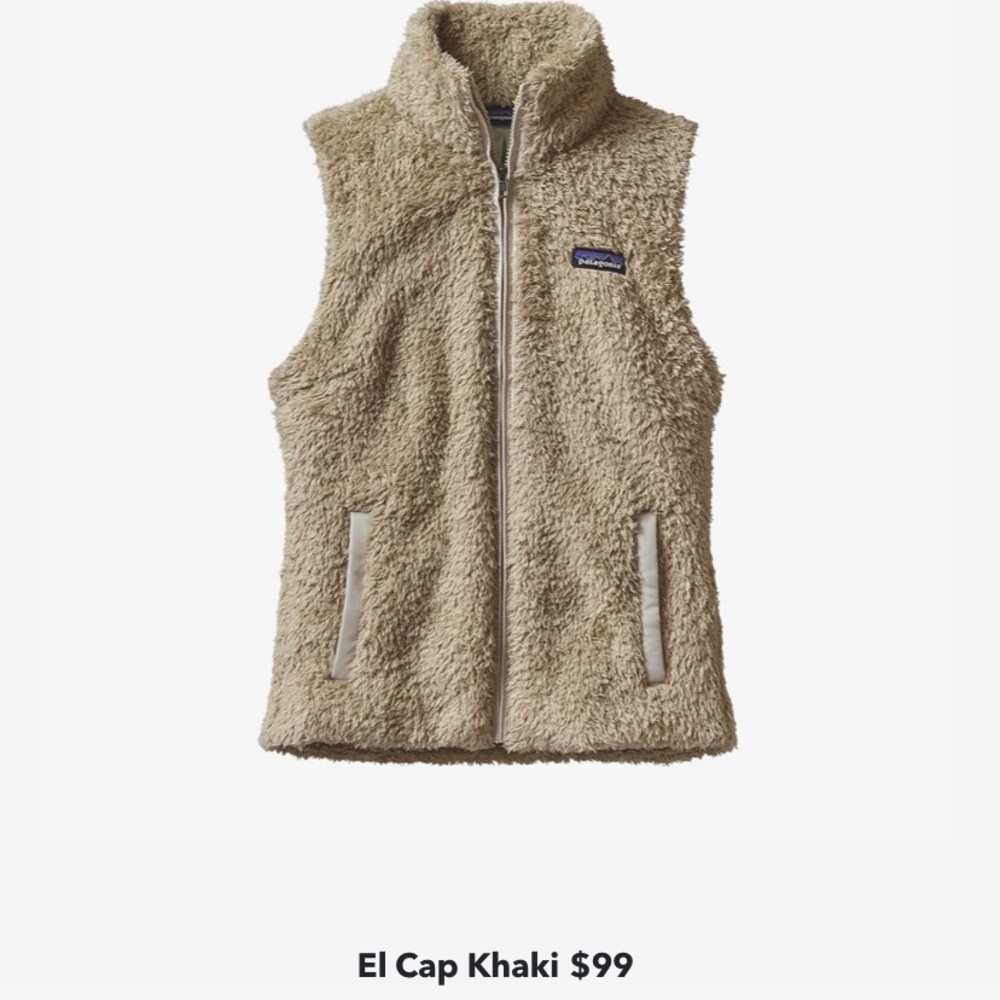 Patagonia Sherpa Vest in Khaki